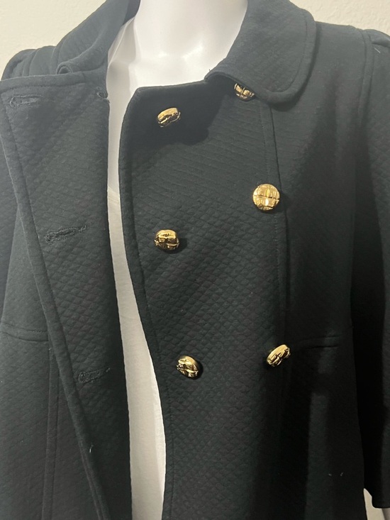 Juicy Couture Vintage Black Gold Button Jacket L